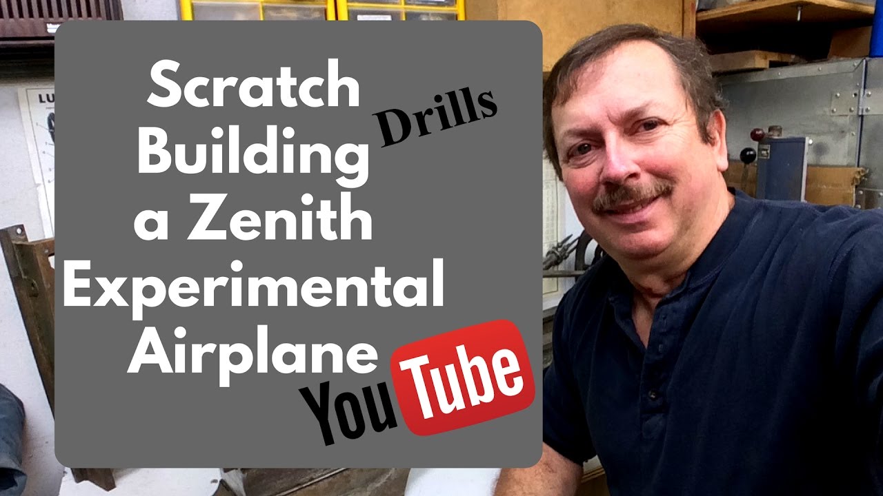 Scratch Building A Zenith 701 Experimental Airplane: Drill Choices