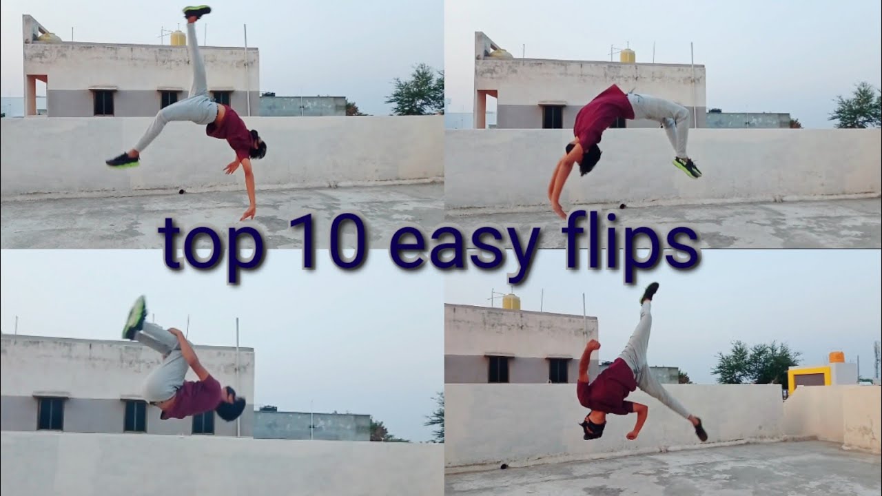 top 10 easy flips every one can do it Martial Daval YouTube