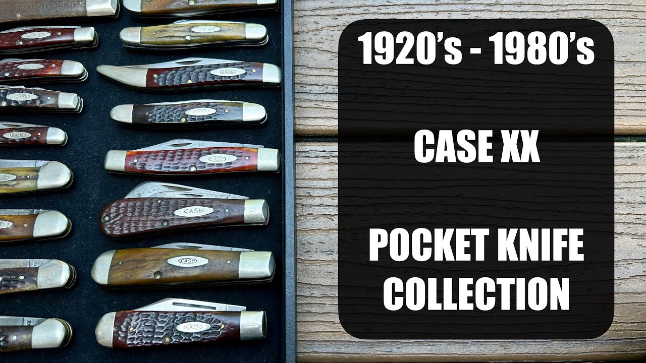 20+ Vintage CASE XX pocket knife collection.  Which is your favorite? Copperhead, whittler, barlow?