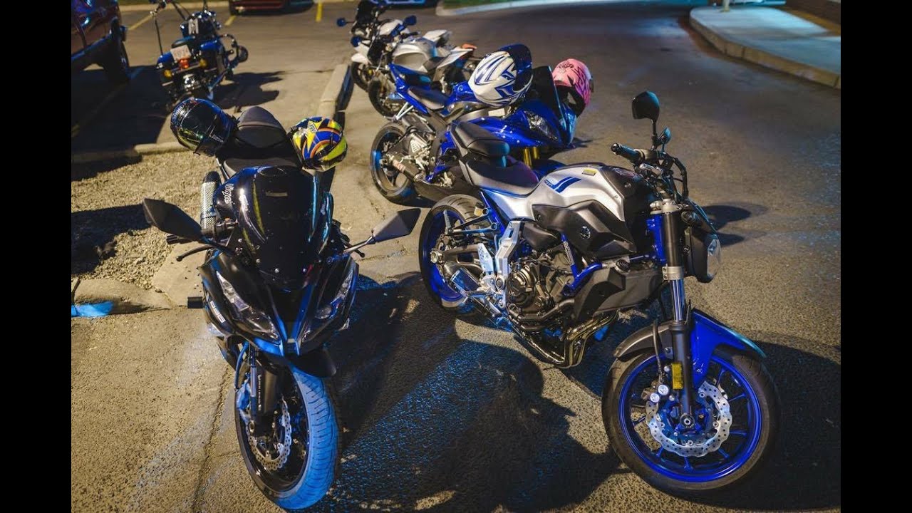 Revving it up with the 403 Riders on my FZ-07