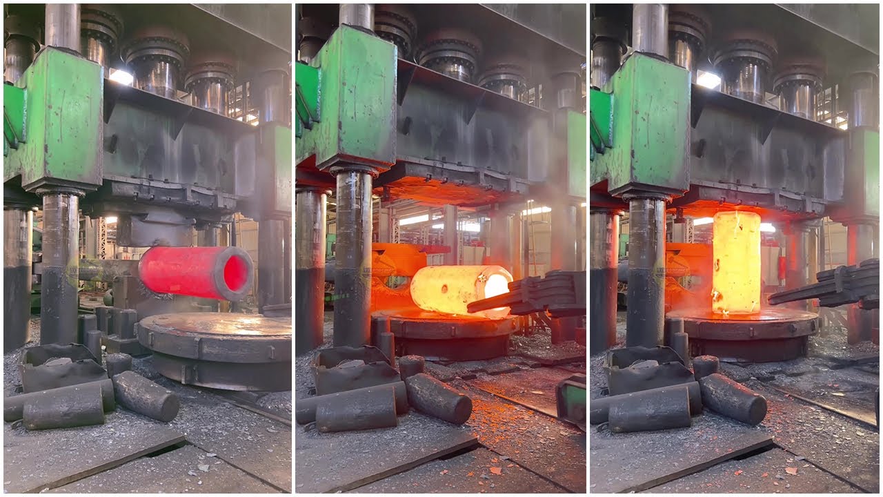 How To Professionally Forge Steel Billets EP76 #satisfying #forging # ...