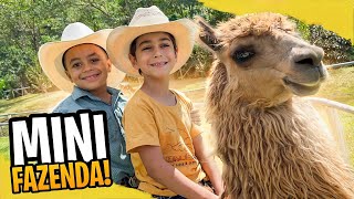 Mini Fazendinha Com Mini Animais
