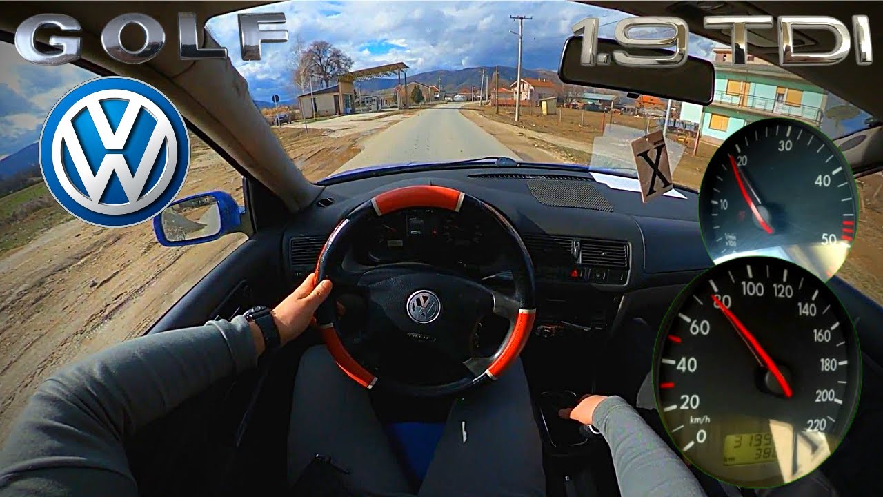 Volkswagen Golf 4 1.9 TDI (1999) - POV Drive