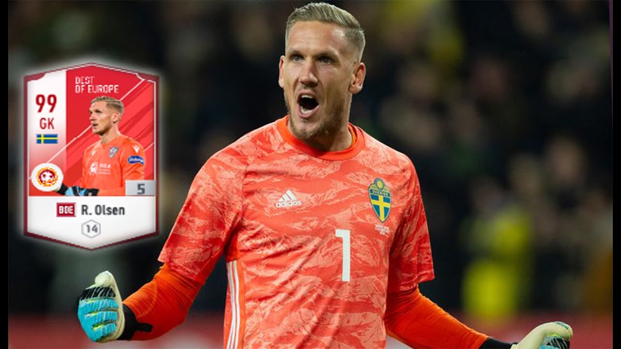 fifaonline 4 REVIEW Robin Olsen fo4 mùa BOE +5 | lá chắn thép của thụy điển |