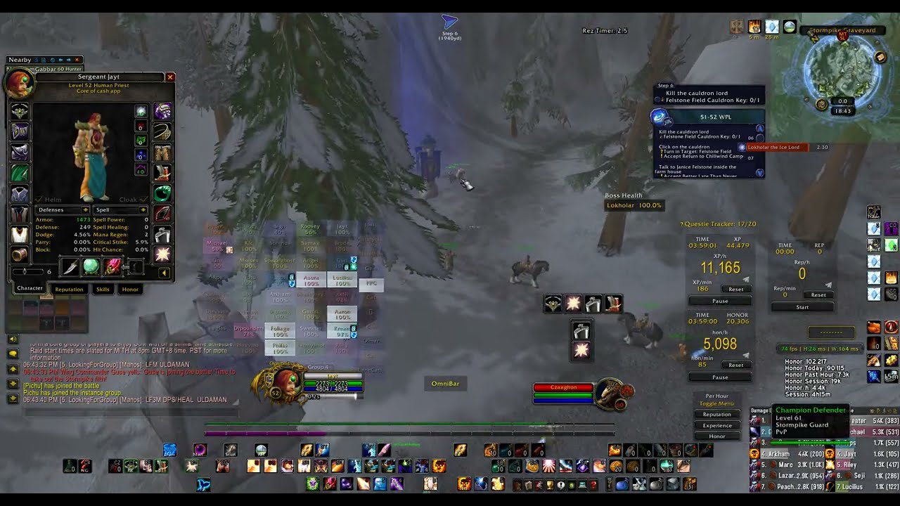 World Of Warcraft   Classic Era SoM   AV skirmz