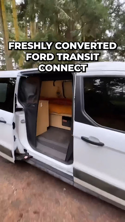 This epic Ford Transit Connect camper has everything you need to enjoy life on the road! 😍