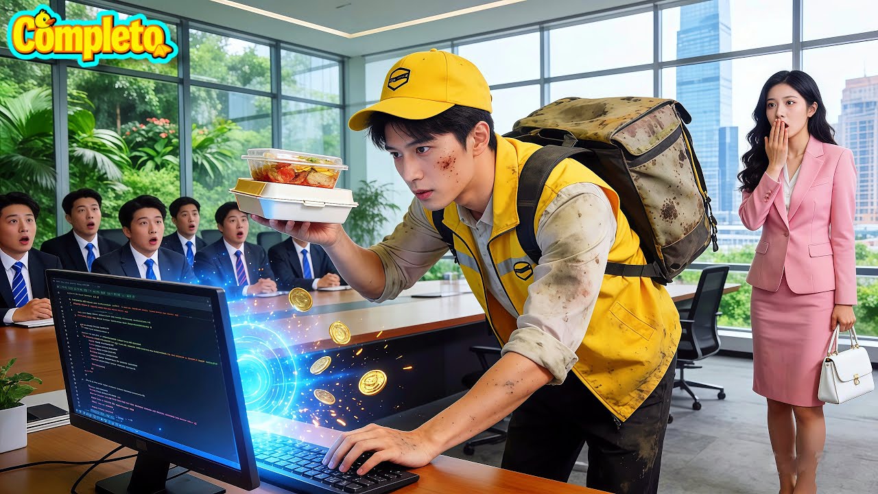 Todos Expertos Fallan Ante Sistema Hackeo,Pero Repartidor Entra,3s Salva CEO10Mil Millones—¡Impacto!