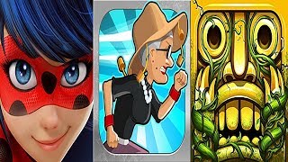 Miraculous Ladybug & CatNoir L39, AngryGran Run Australia P2, TempleRun 2 Sky Summit Rahi Raaja #7 screenshot 5