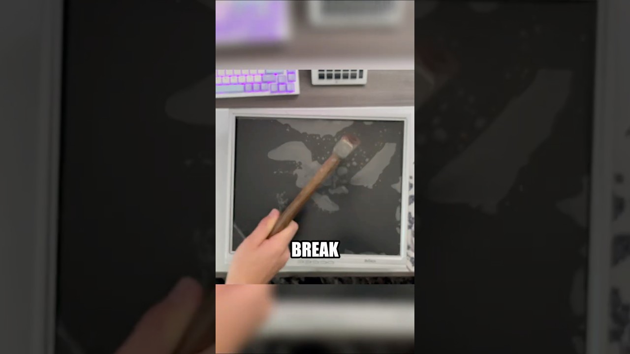 I Built a Transparent Screen Into My PC Case
