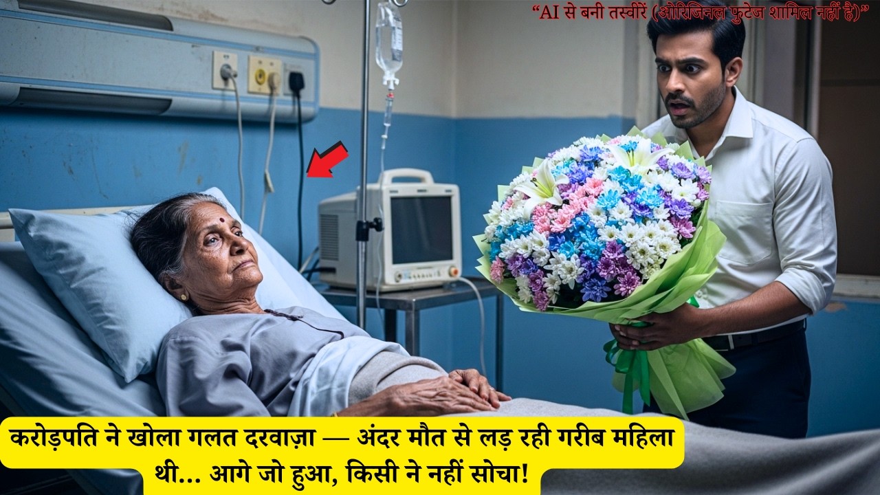 करोड़पति ने खोला गलत दरवाज़ा — अंदर मौत से लड़ रही गरीब महिला थी… आगे जो हुआ, किसी ने नहीं सोचा!