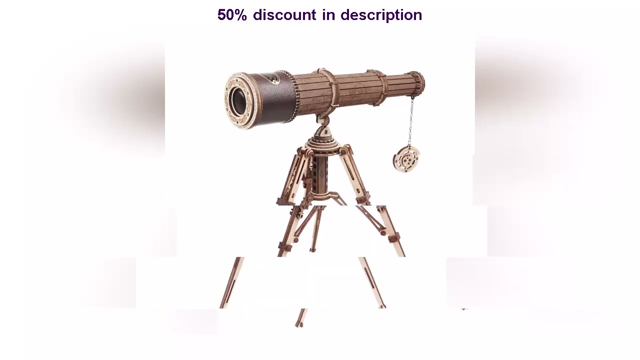 Latest Products You Must Know! Robotime ROKR Monocular Telescope 3D Wooden Puzzle Game Assembly T