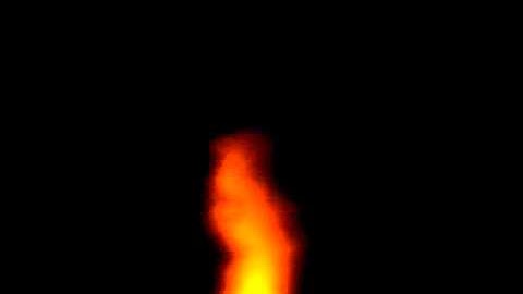 Perlin noise flame