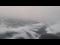 Storm at sea in Maldives caught on camera