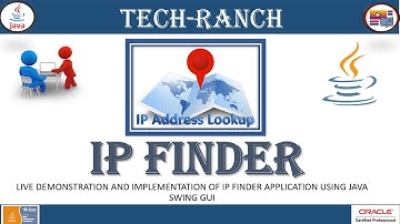 Live Demonstration & Implementation of IP Finder in Java Swing | Java Coding Exercise | @TechRanch