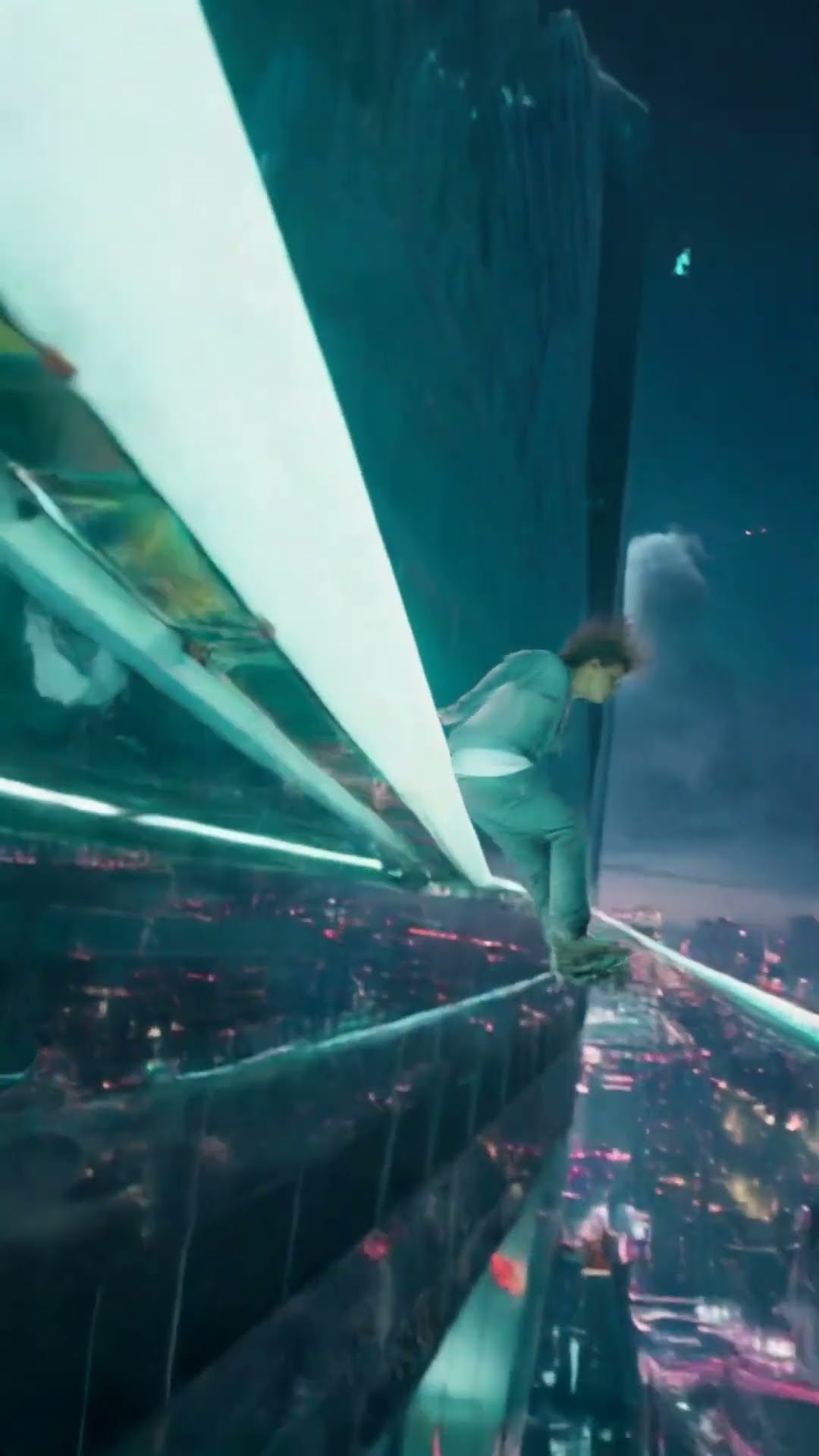 Cyberpunk Night City LASER SKATEBOARDING!?