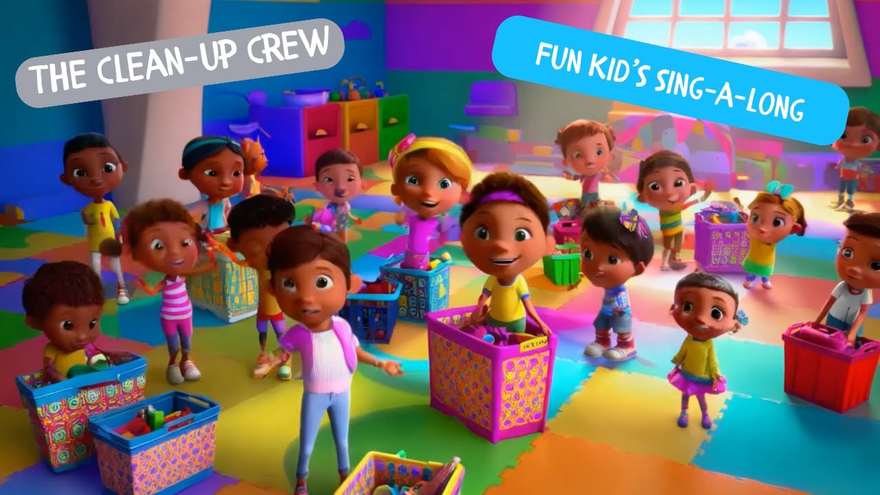 🎵 Clean-up Crew | Fun Kids Song About Cleaning Up & Teamwork! 🧹✨