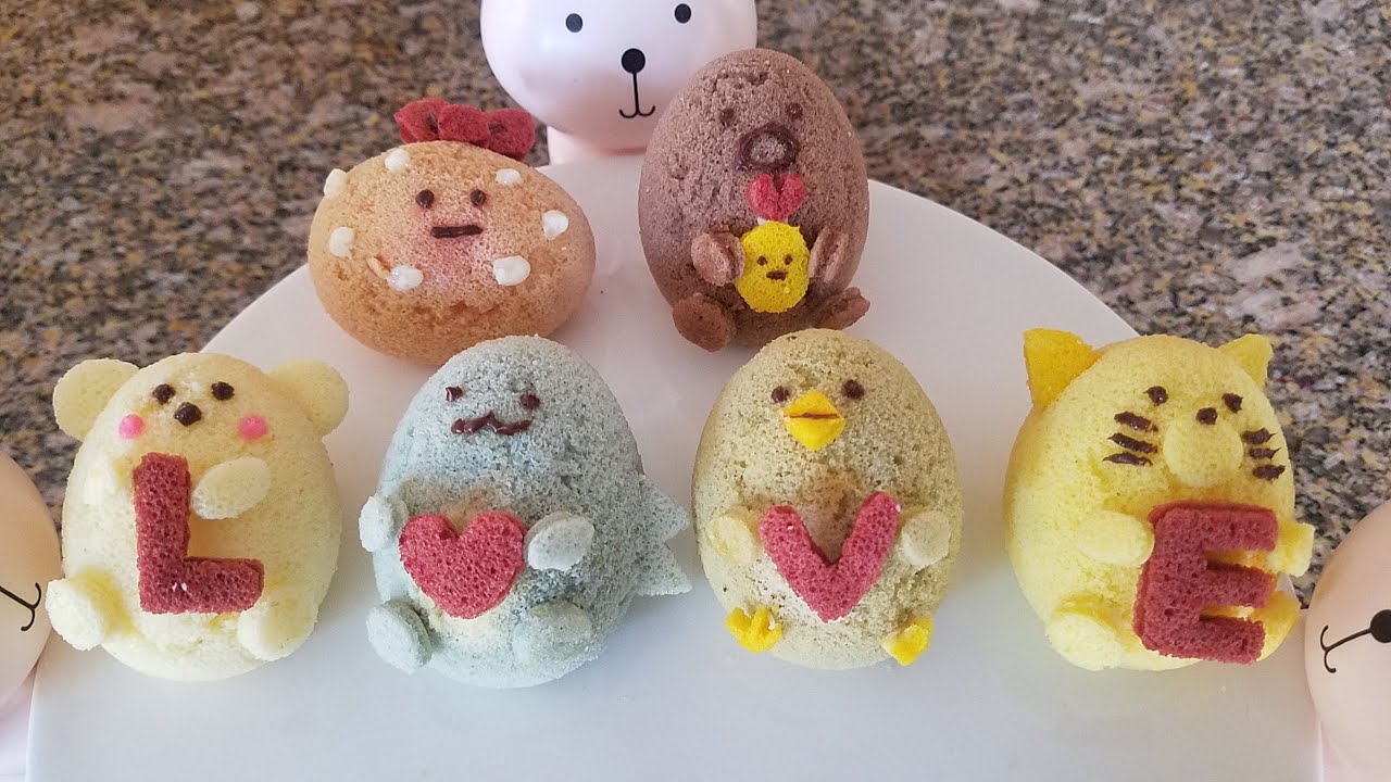 蛋殼蛋糕-角落生物情人節篇 Valentine's Day 角落小夥伴Sumikko Gurashi cake