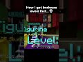 LEVEL Up Fast in Bedwars