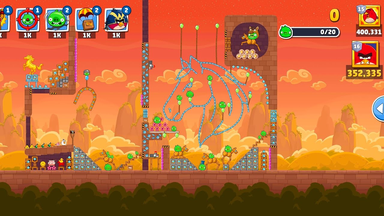 Level 7-8 – Angry Birds Friends No Power-Up Challenge (T-1700) | 3 Stars Gameplay – Feb 14