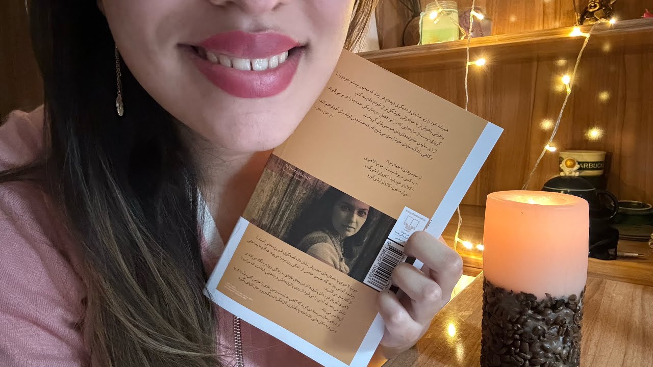 ASMR 😴 Reading a book, inaudible whispering with chewin gum