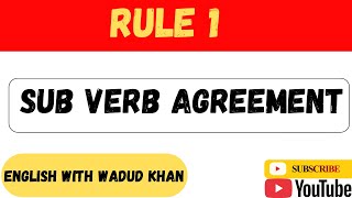 Subject Verb Agreement Rule 1 | Common mistakes in Sentence Correction