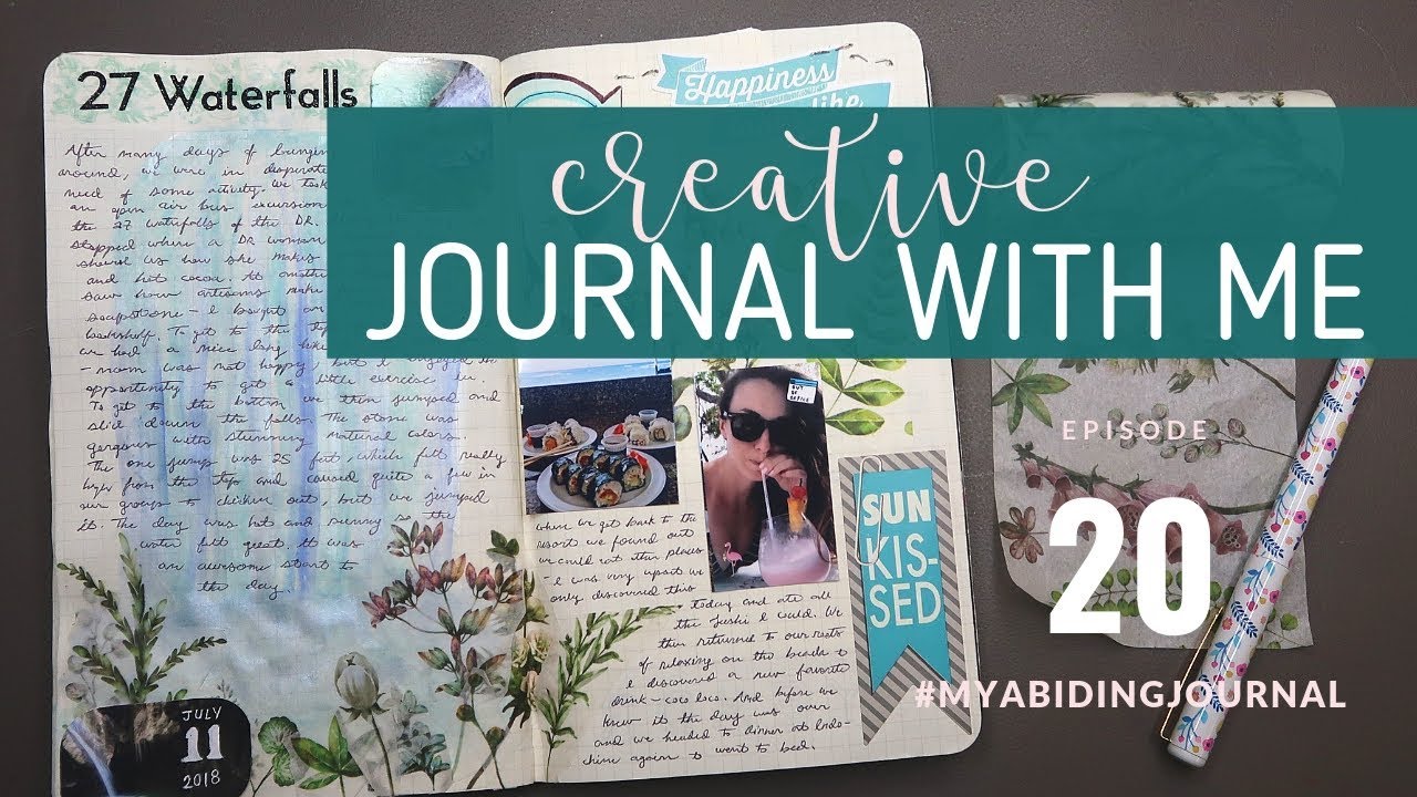 CREATIVE JOURNALING SESSION // Journal With Me 20 // Traveler's ...