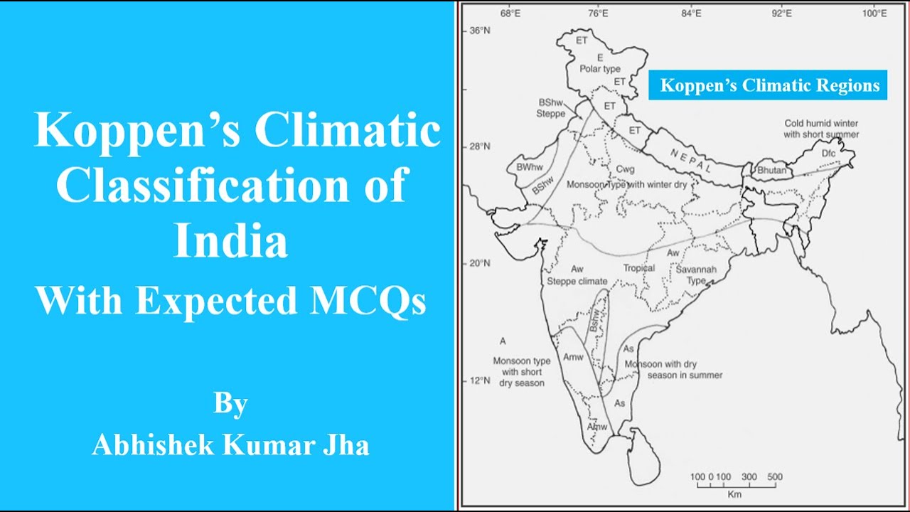Koppen’s Climatic Classification of India with Expected MCQs | By ...