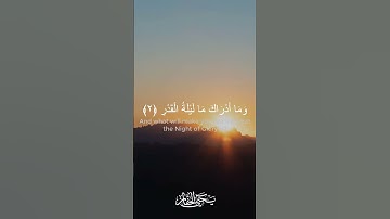 سورة القدر  بصوت الشيخ المُقرئ الجامع يحيى الحفّار  - Surah Al Qadr