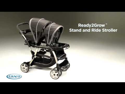 ready2grow stand and ride double stroller