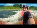 RIVERBOARDING AMBUSH! (Bodyboarding &amp; Surfing!) | DALLMYD