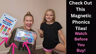 265 Phonics Magnetic Letter Tiles,Phonics Games with Word-Building Folder