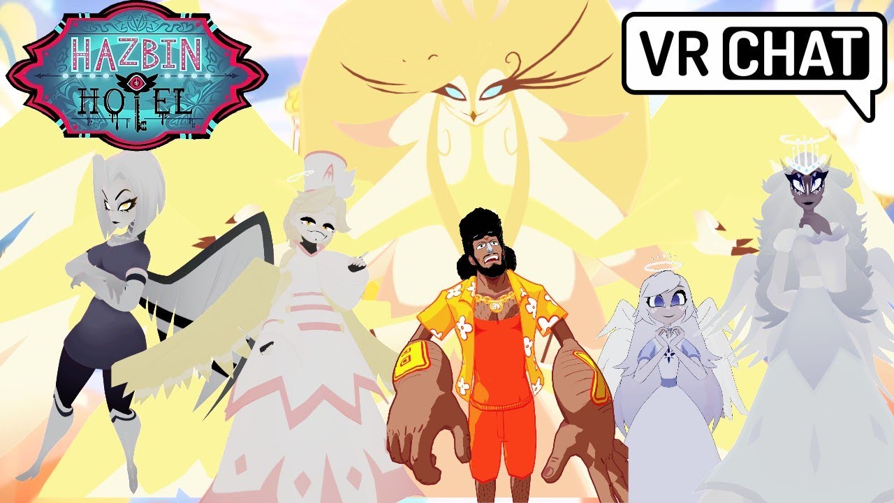 НА НЕБЕСАХ ДОЛЖНЫ ЖИТЬ ЛЮДИ?! (Уморительные моменты в VRChat!!) (Hazbin Hotel) {ФИНАЛ}