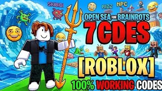 OPEN SEA FOR BRAINROTS CODES [ROBLOX] 💰NEW💰 ALL WORKING CODES 🎁