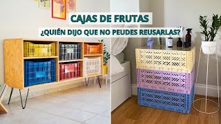 ¿Quién Dijo Que No Puedes Reutilizar Las Cajas De Fruta De Plástico?