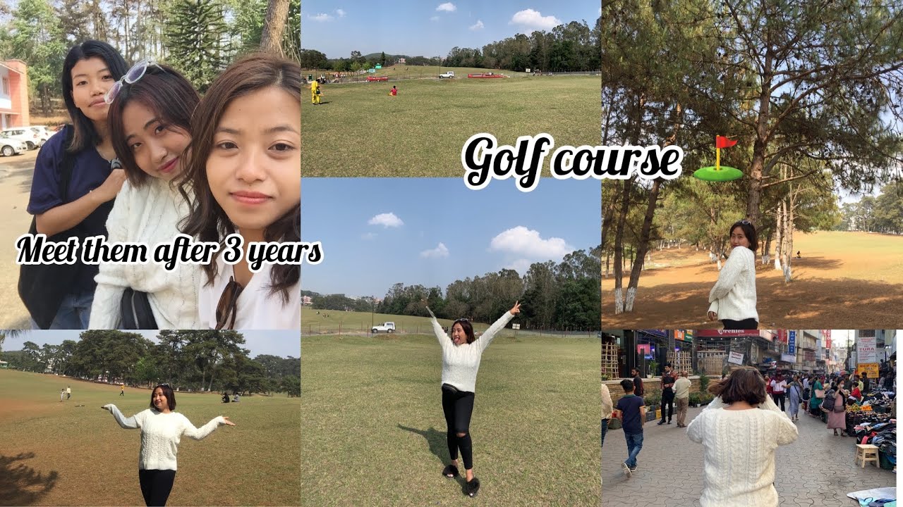 Golf links Shillong Meghalaya Northeast India 🇮🇳 / unique natural golf course dailyvlog 