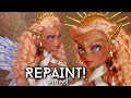 Repaint  angel monster high g3 cleo de nile ooak custom doll tutorial jackyohhh