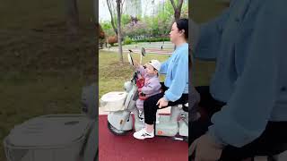 爸爸安排的这个电动车座椅，安装简单，稳固性好，太适合骑车出门遛娃了 #带娃好物 #儿童座椅 #电动车座椅 #安全座椅 #母婴好物 #baby #cute #宝妈推荐#母婴#新生儿#母婴＃宝宝