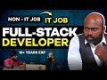 Non it background to full stack developer sharing his experience  full stack developer tamil