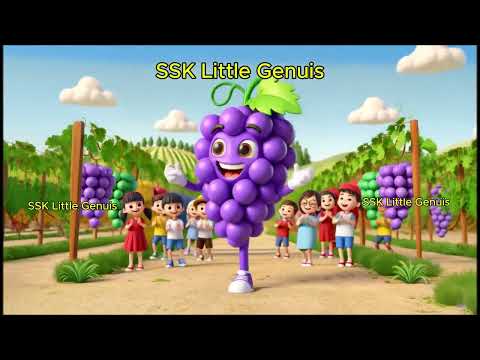Grape song # Nursery rhyme Grape song # Nursery song on Grape fruit # Grape fruit song for kids