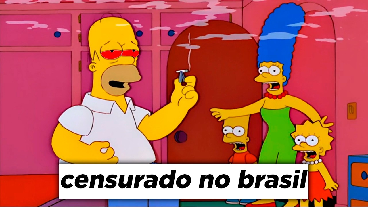 EPISÓDIOS quase BANIDOS de SIMPSONS