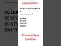 Reasoning PYQ | Puducherry Exams  - LDC - 2012 | Solving video   #shorts #ldc #udc #ssc #tnpsc