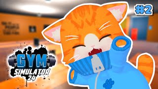 【💪gym simulator 24💪】ジム？いいえ、ヨガ屋です💪【子猫VTuber😼🐾】💪２