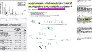 hazard ratio on the board medical exam disected and explained
