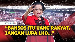 Megawati Singgung Bansos di Konser Salam Metal Ganjar-Mahfud: Itu Uang Rakyat, Jangan Lupa!
