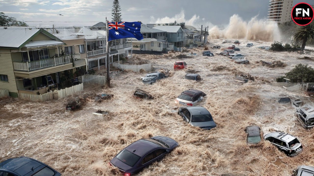 Chaos in Victoria, Australia! Severe Flash Flooding Swept Away Cars, Submerged Homes & Roads in QLD