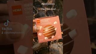 Marshmallows Chocolate Bomb #hema #marshmallows #cholatebomb #chocomelk #jammie