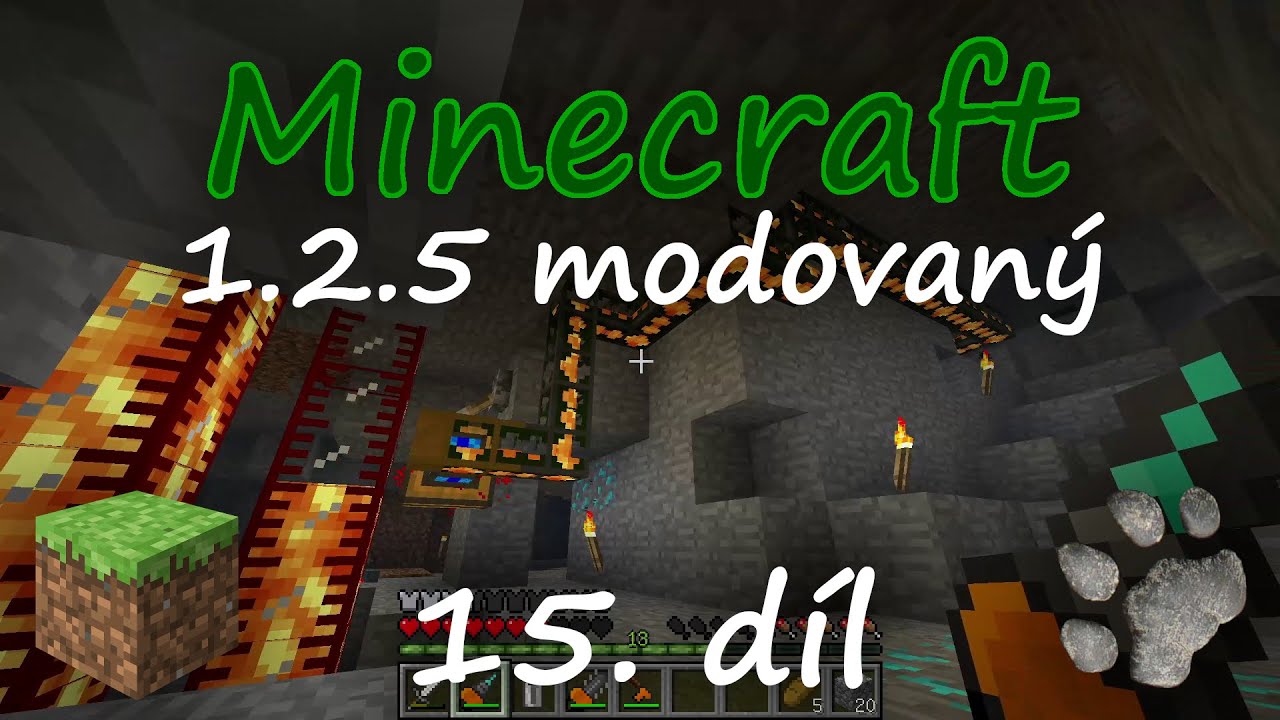 Minecraft 1.2.5 modovaný: 15. díl - Lávovod