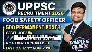 UPPSC FSO 2026 | Complete Recruitment Guide | Eligibility & Exam Pattern