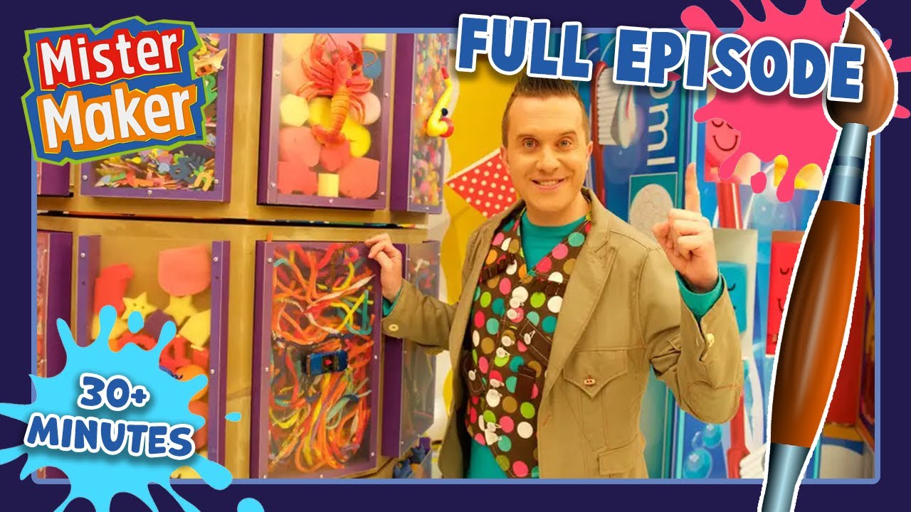 Mister Maker 🎨 Series 3, Episode 9-10 | DOUBLE FULL EPISODE - Arts & Crafts