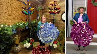 Plow & Hearth Floral Shaped Throw Rug on QVC